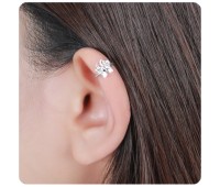 Butterfly CZ Stones Ear Cuff EC-1154